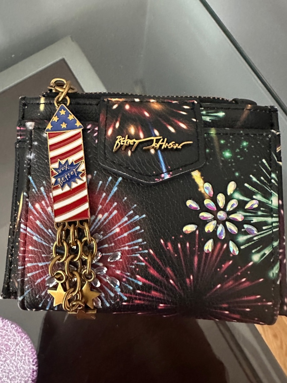 Betsey Johnson Fireworks Wallet - Picture 5 of 8